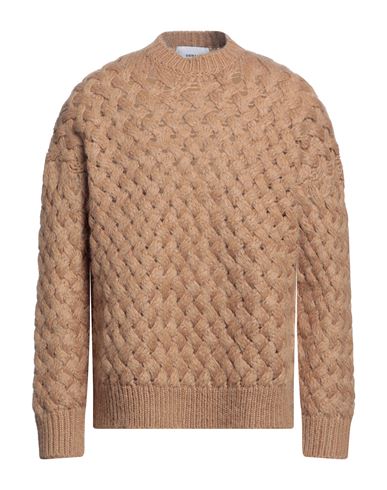 Bonsai Man Sweater Camel Size M Acrylic, Mohair Wool, Polyamide, Wool In Beige