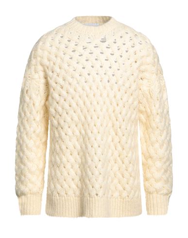 Bonsai Man Sweater Light Yellow Size S Acrylic, Mohair Wool, Polyamide, Wool