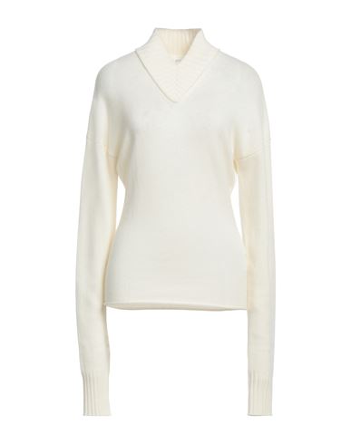 Sportmax Woman Sweater Cream Size Xl Wool, Cashmere In White