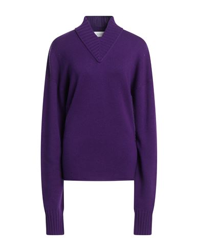 Shop Sportmax Woman Sweater Purple Size M Wool, Cashmere