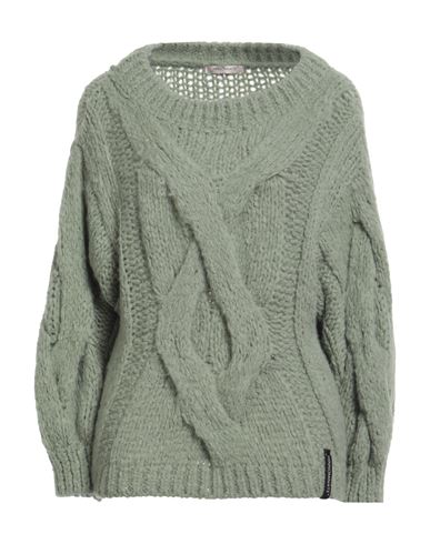 Hinnominate Woman Sweater Light Green Size M Acrylic, Polyamide, Alpaca Wool, Wool
