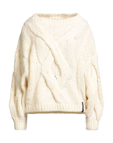 Hinnominate Woman Sweater Ivory Size Xxs Acrylic, Polyamide, Alpaca Wool, Wool