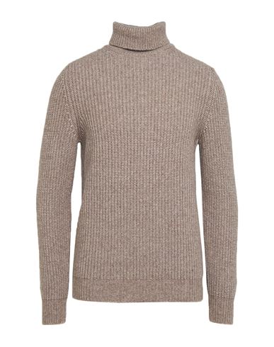 Gran Sasso Man Turtleneck Dove Grey Size 40 Wool, Polyamide