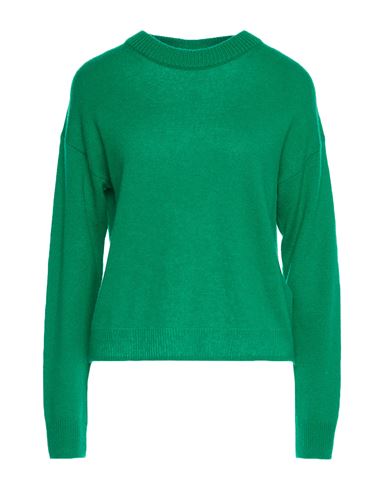 Statement : Woman Sweater Emerald Green Size L Virgin Wool, Cashmere