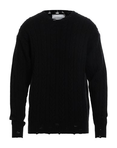 Amaranto Man Sweater Black Size Xl Wool, Cashmere