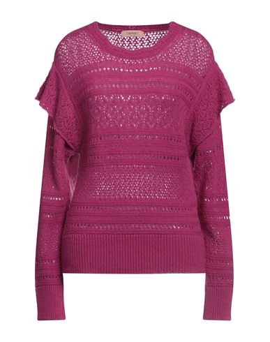 Twinset Woman Sweater Mauve Size S Acrylic, Wool, Alpaca Wool, Polyester In Purple