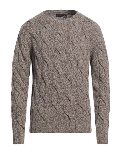 Lardini Man Sweater Khaki Size S Alpaca Wool, Wool In Beige