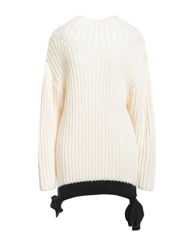 Stefano Mortari Woman Sweater Off White Size 4 Acrylic, Alpaca Wool, Virgin Wool