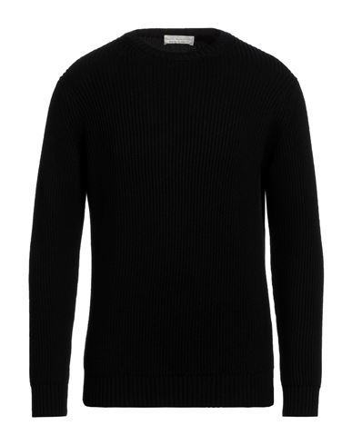 Filippo De Laurentiis Man Sweater Midnight Blue Size 44 Merino Wool In Black