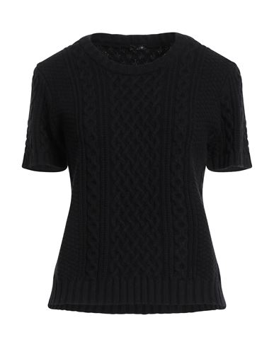 Aspesi Woman Sweater Black Size 8 Virgin Wool