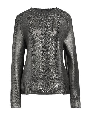 Alberta Ferretti Woman Sweater Grey Size 12 Virgin Wool