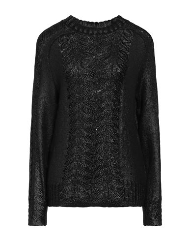 Alberta Ferretti Woman Sweater Black Size 6 Virgin Wool