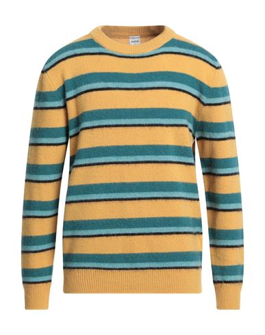 Aspesi Man Sweater Ocher Size 42 Virgin Wool In Yellow