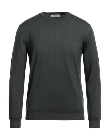 Bellwood Man Sweater Dark Green Size 40 Merino Wool