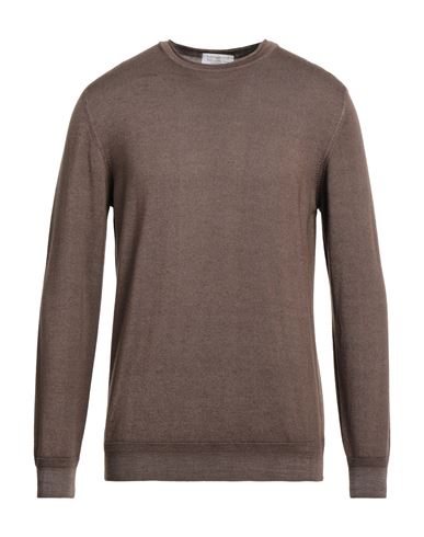 Shop Bellwood Man Sweater Brown Size 42 Merino Wool