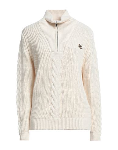 Rollkragenpullover Damen Elfenbein S Damen