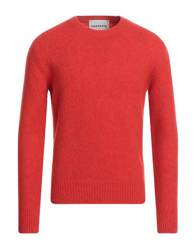 Amaranto Man Sweater Red Size S Wool, Cashmere, Nylon