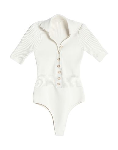 Jacquemus Woman Sweater Beige Size 8 Viscose, Polyester