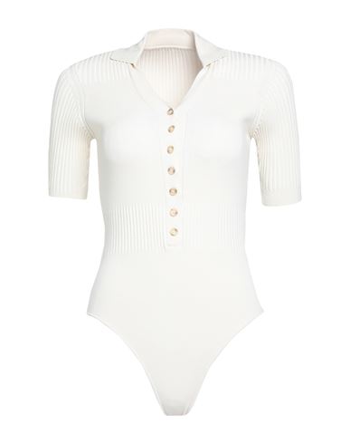 Jacquemus Woman Sweater Off White Size 4 Viscose, Polyester