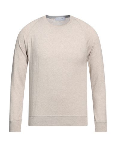 Gran Sasso Man Sweater Beige Size 36 Cotton, Cashmere