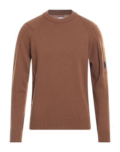 C.p. Company C. P. Company Man Sweater Brown Size 46 Wool, Polyamide