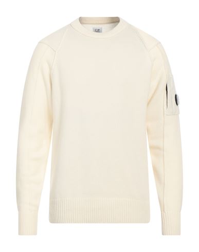 C.P. COMPANY C. P. COMPANY MAN SWEATER IVORY SIZE 34 WOOL, POLYAMIDE