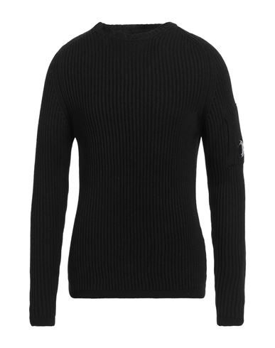 C.P. COMPANY C. P. COMPANY MAN SWEATER BLACK SIZE 40 WOOL, ACRYLIC 