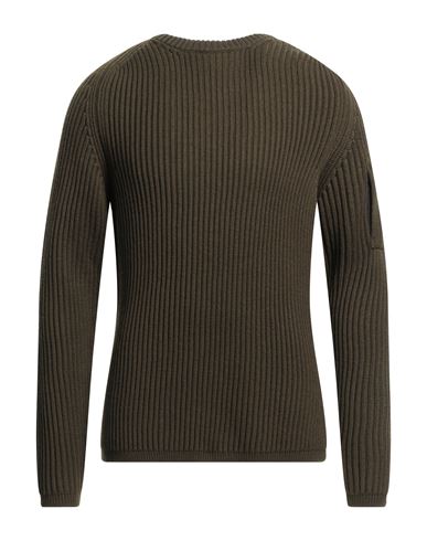 C.p. Company C. P. Company Man Sweater Khaki Size 44 Wool, Acrylic In Beige