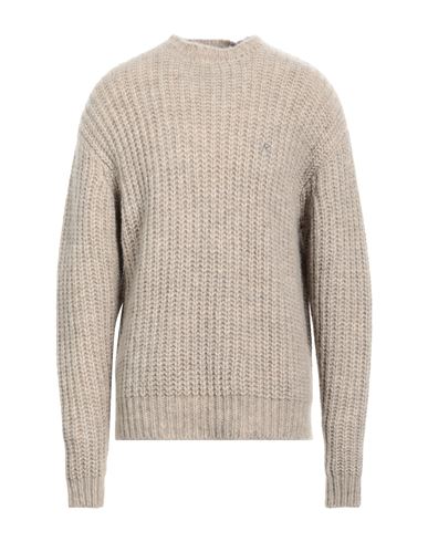 Represent Man Sweater Light Brown Size L Acrylic, Polyamide, Wool, Mohair Wool In Beige