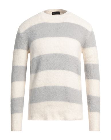 Roberto Collina Man Sweater Ivory Size 42 Cotton, Nylon, Elastane In White