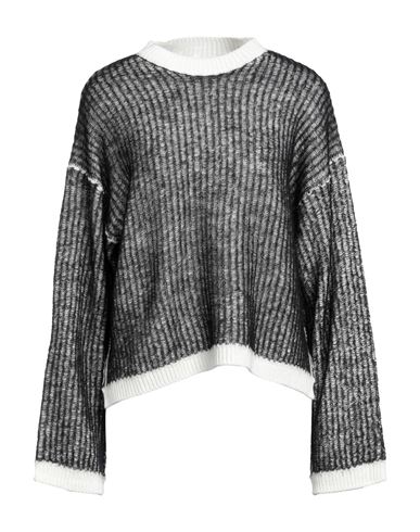 Shop 8pm Woman Sweater Black Size Xs Acrylic, Virgin Wool, Alpaca Wool, Mohair Wool, Polyamide
