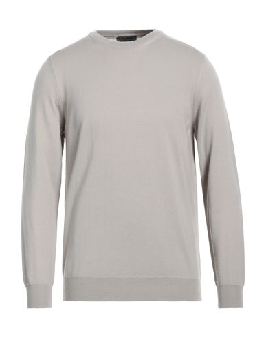 +39 Masq Man Sweater Light Grey Size 40 Merino Wool