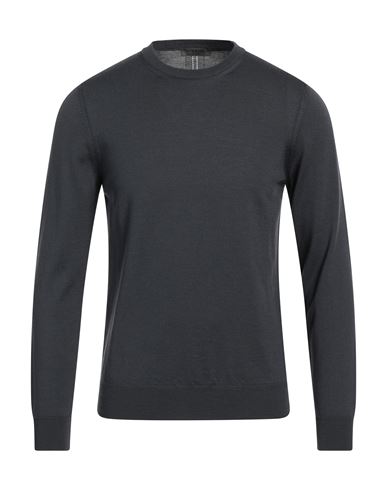 +39 Masq Man Sweater Lead Size 36 Merino Wool In Grey