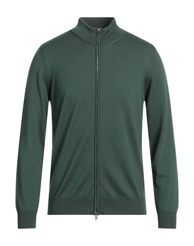 +39 Masq Man Cardigan Green Size 44 Merino Wool