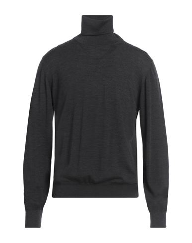 Alpha Studio Man Turtleneck Charcoal Size 38 Merino Wool