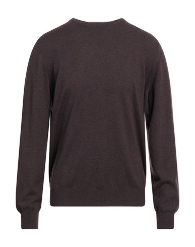 Gran Sasso Man Sweater Dark Purple Size 46 Cashmere
