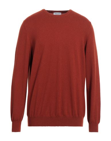 Gran Sasso Man Sweater Brick Red Size 46 Cashmere