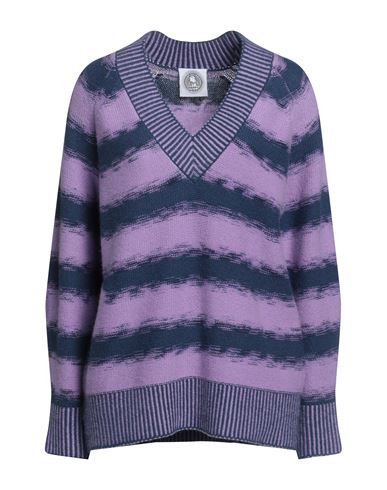 Happy Sheep Woman Sweater Light Purple Size S Wool, Cashmere