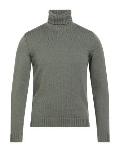 Zanone By Slowear Man Cardigan Sage Green Size 44 Virgin Wool In Green