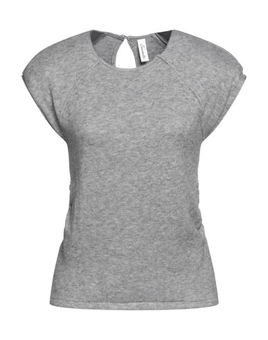 Souvenir Woman Sweater Grey Size M Viscose, Polyester, Nylon