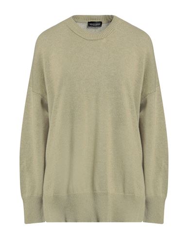 Roberto Collina Woman Sweater Military Green Size M Wool, Cashmere