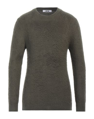 Shop Grifoni Man Sweater Military Green Size 38 Cotton, Polyamide