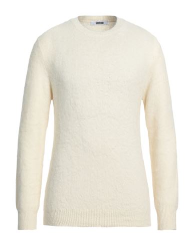 Mauro Grifoni Man Sweater Ivory Size 40 Cotton, Polyamide In White
