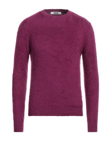 Mauro Grifoni Man Sweater Mauve Size 36 Cotton, Polyamide In Purple