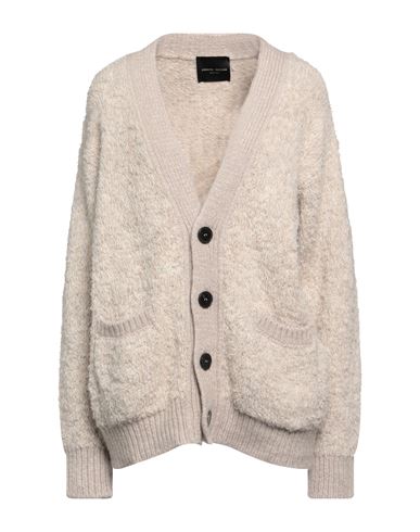 Roberto Collina Woman Cardigan Beige Size M Alpaca Wool, Wool, Acrylic, Polyamide In Beige