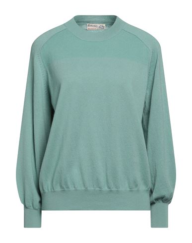 Ballantyne Woman Sweater Green Size 6 Cashmere