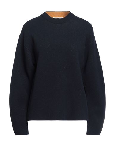 Jil Sander Woman Sweater Midnight Blue Size 6 Virgin Wool, Cashmere, Polyamide