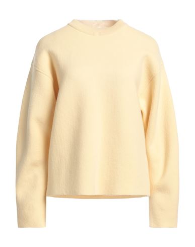 Jil Sander Woman Sweater Beige Size 4 Virgin Wool, Cashmere, Polyamide