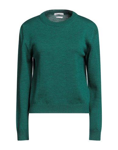 Ballantyne Woman Sweater Dark Green Size 8 Wool