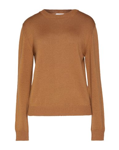 Ballantyne Woman Sweater Camel Size 8 Wool In Beige